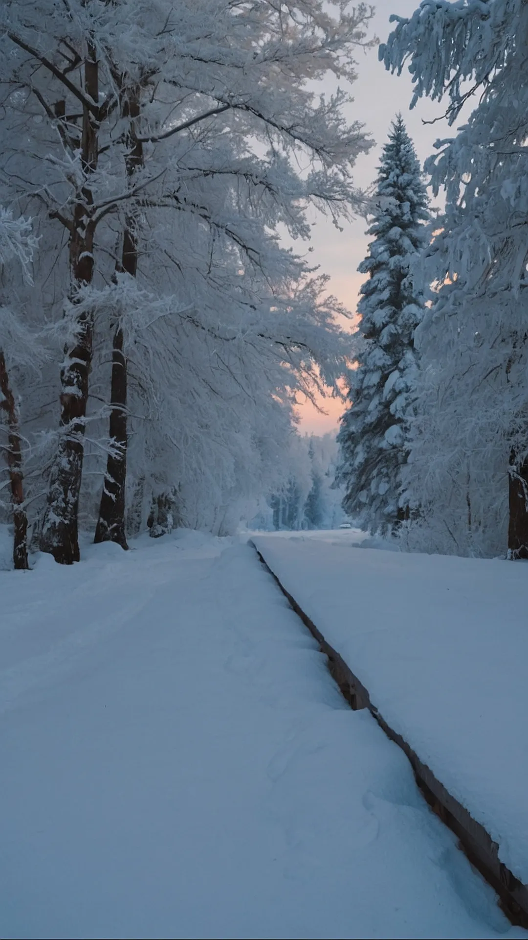 Frost-Kissed Pines: