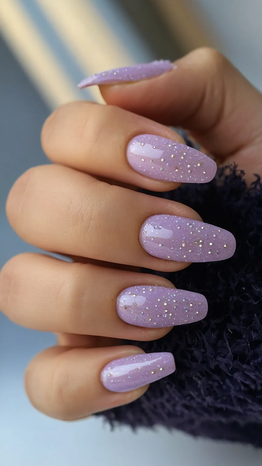 Chic Lavender Nails