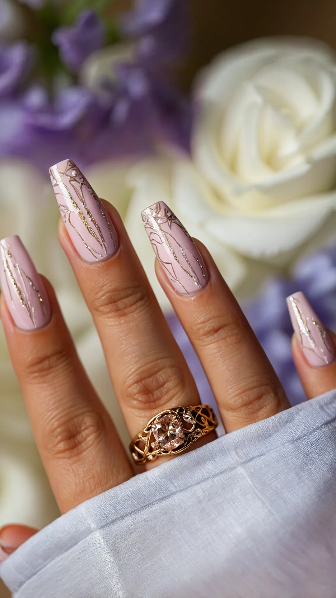 Sun-Drenched Sparkle Tips