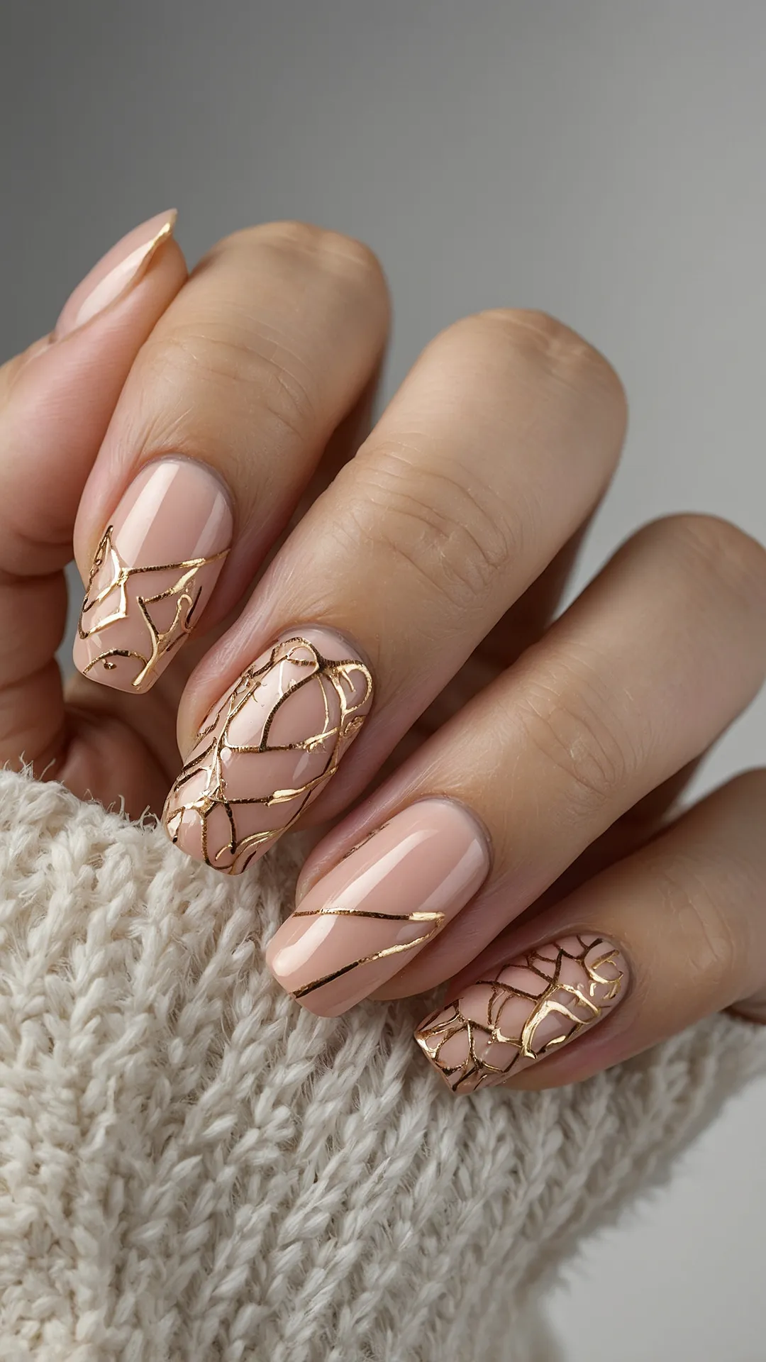 Gold Standard Summer Mani