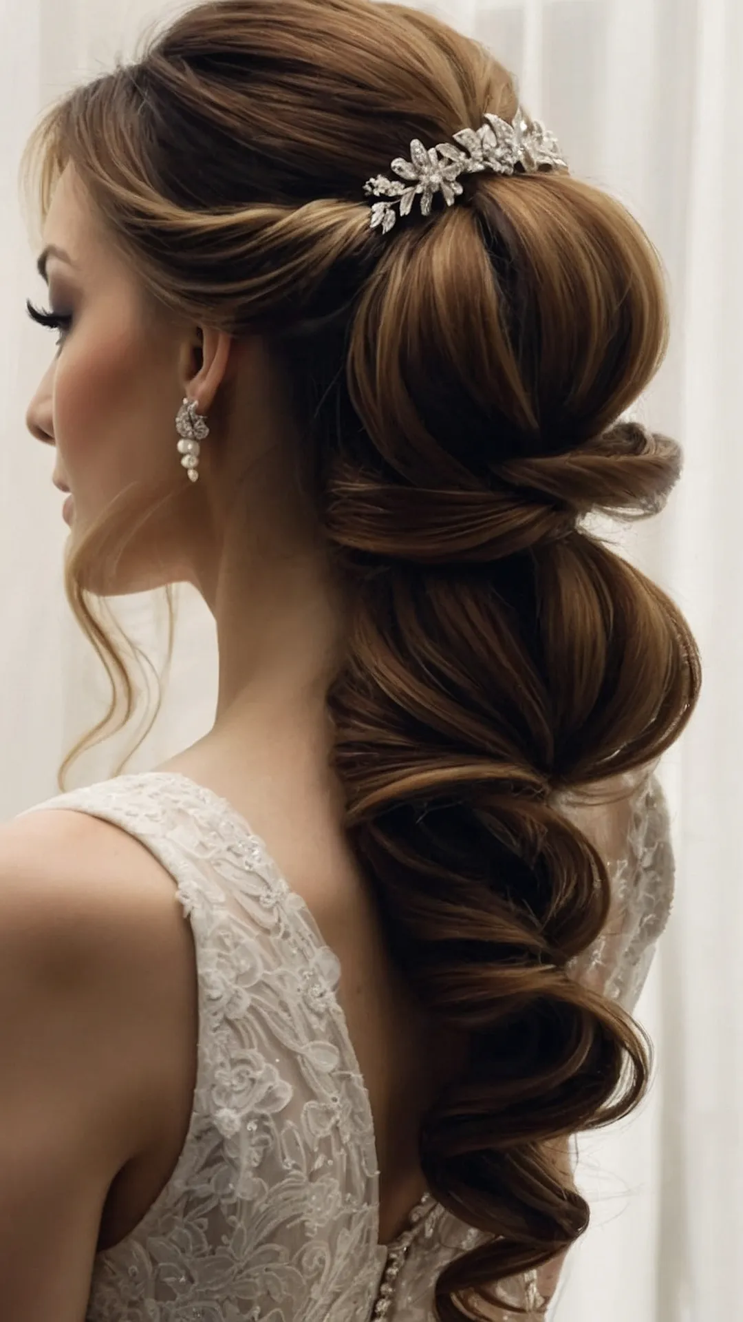 Dreamy Half-Up Wedding Hair