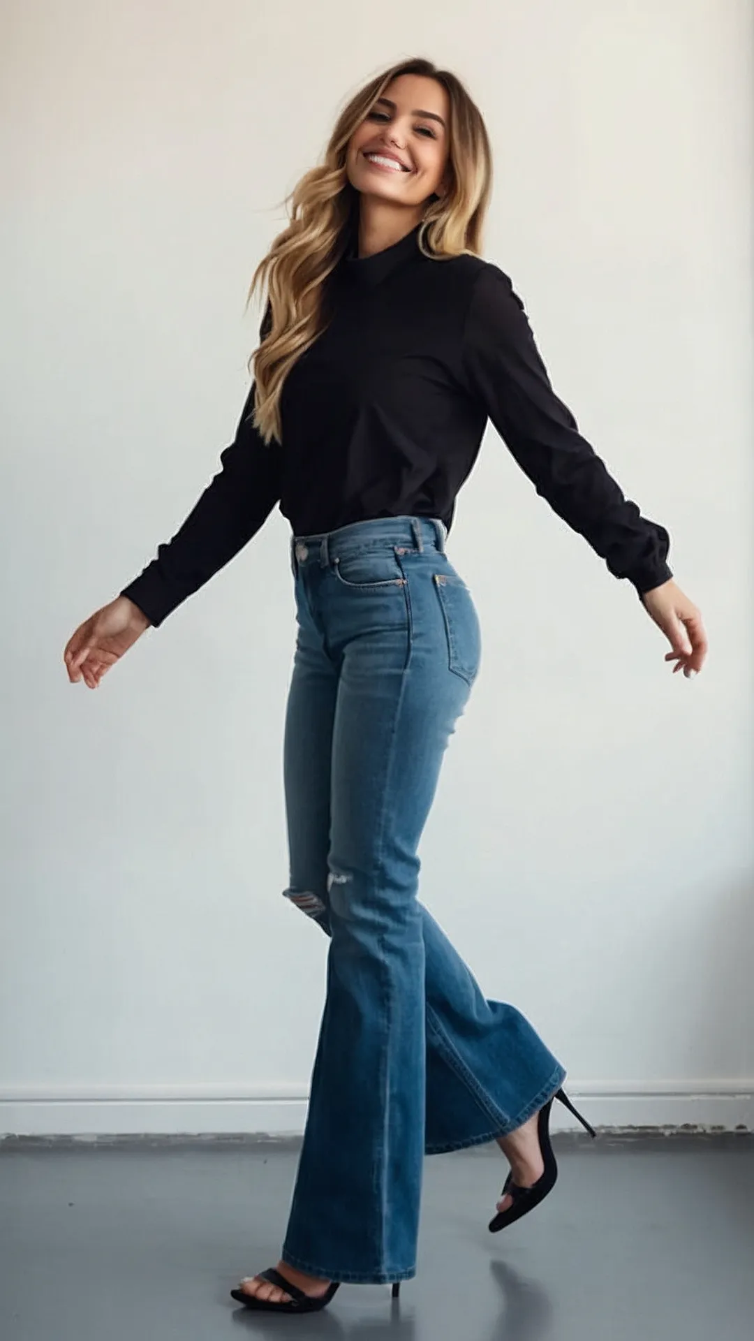 Twirl-Ready Denim