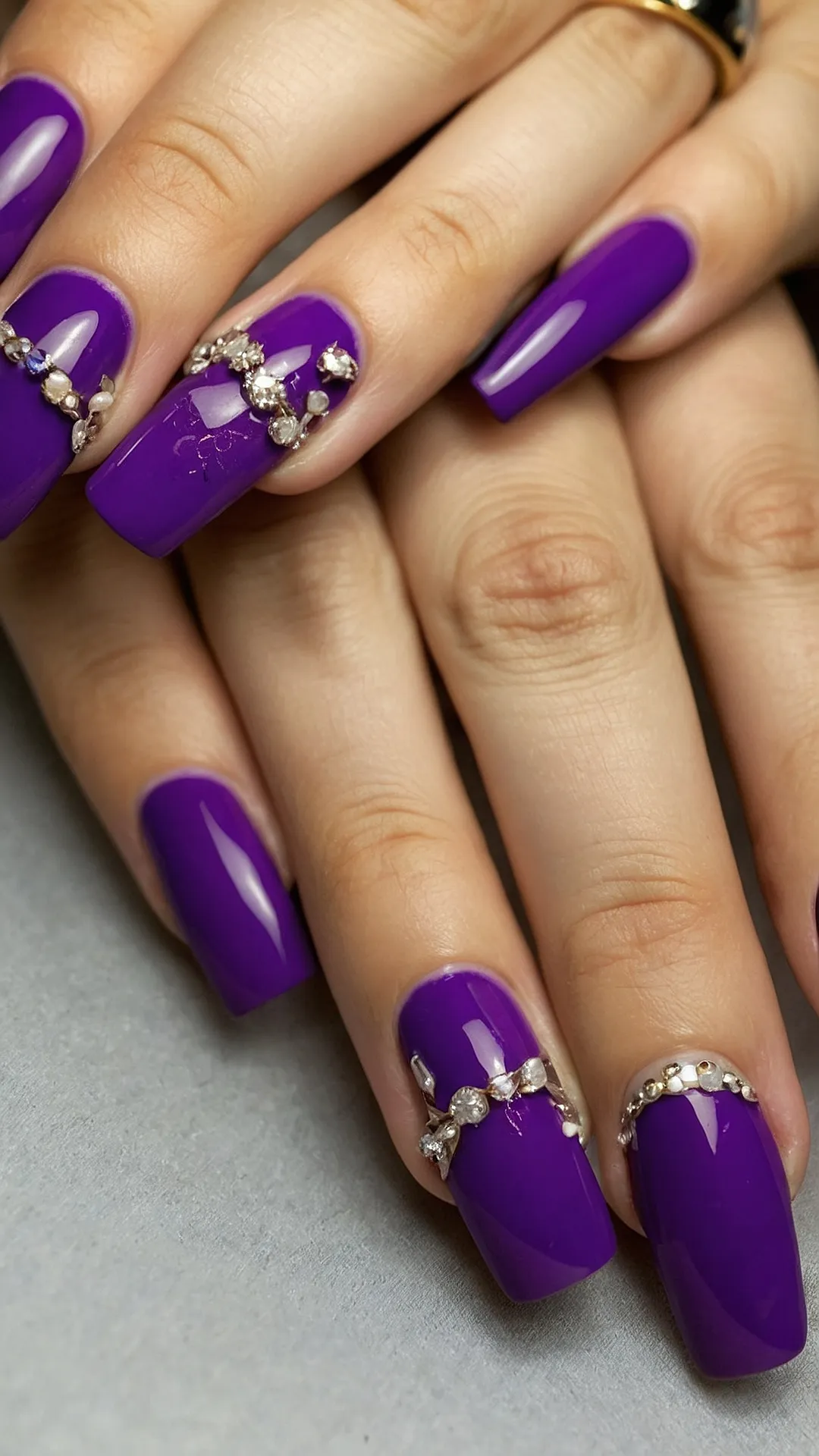 Royal Purple Nails