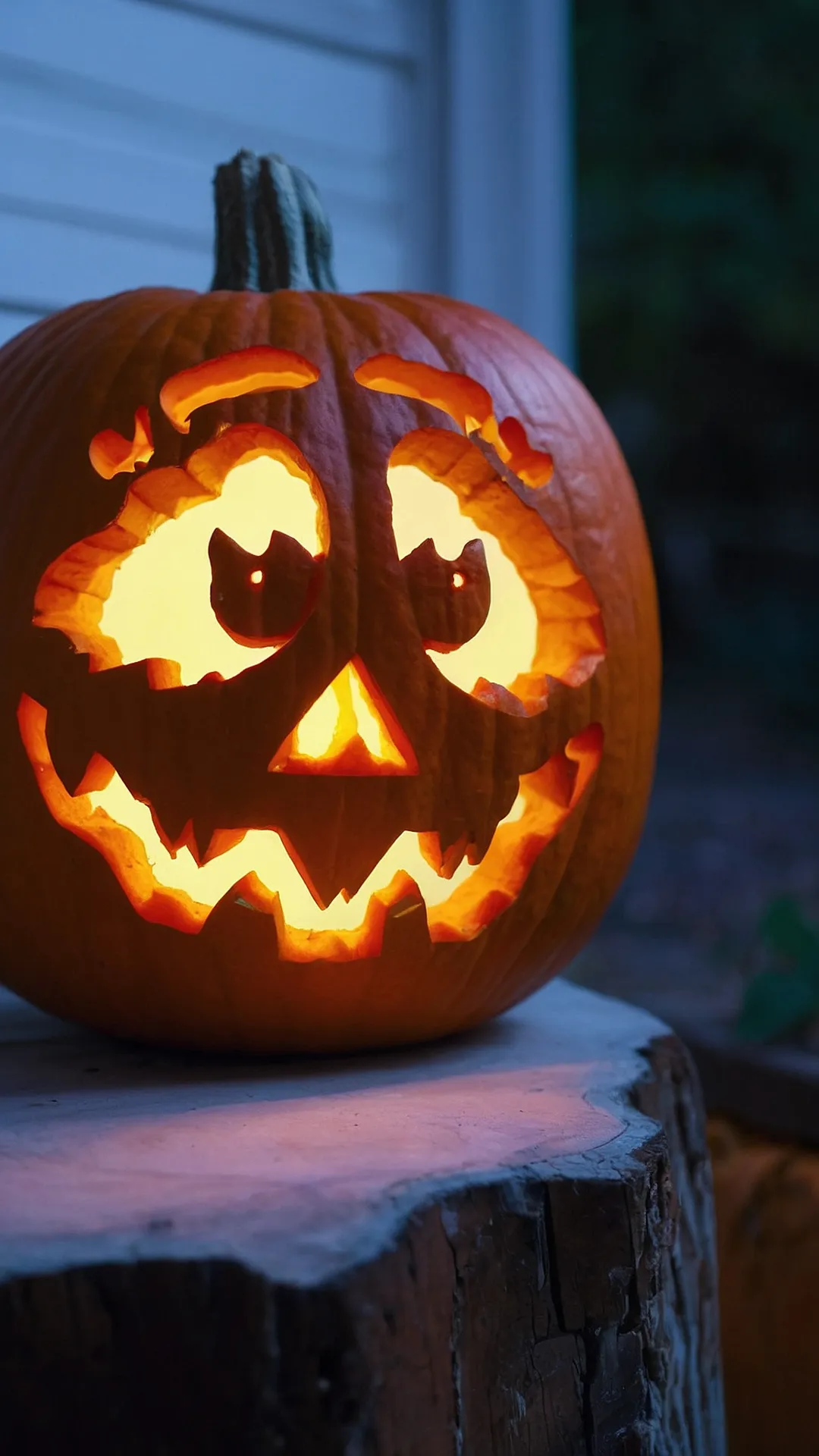 Resting Pumpkin Face: