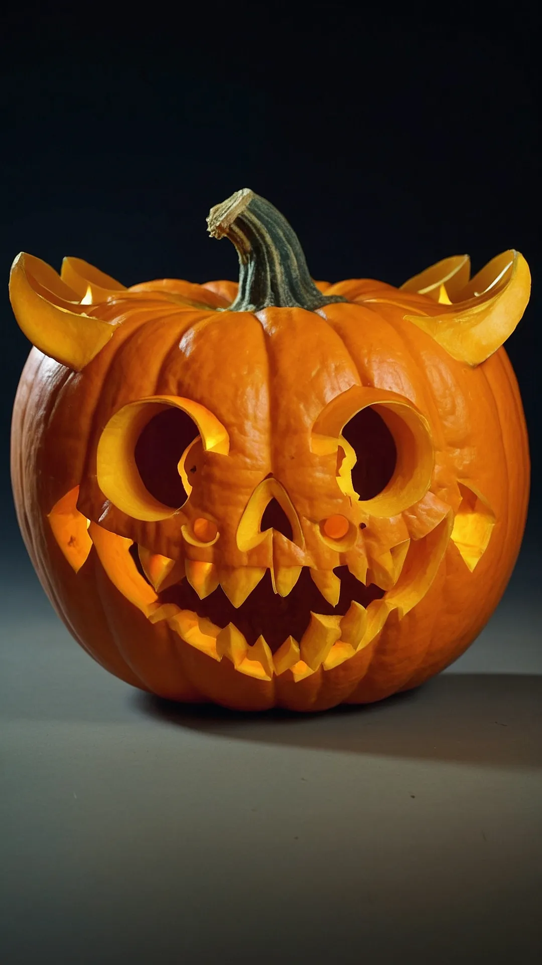 Pumpkin Carving Gone Wild: Devilish Details