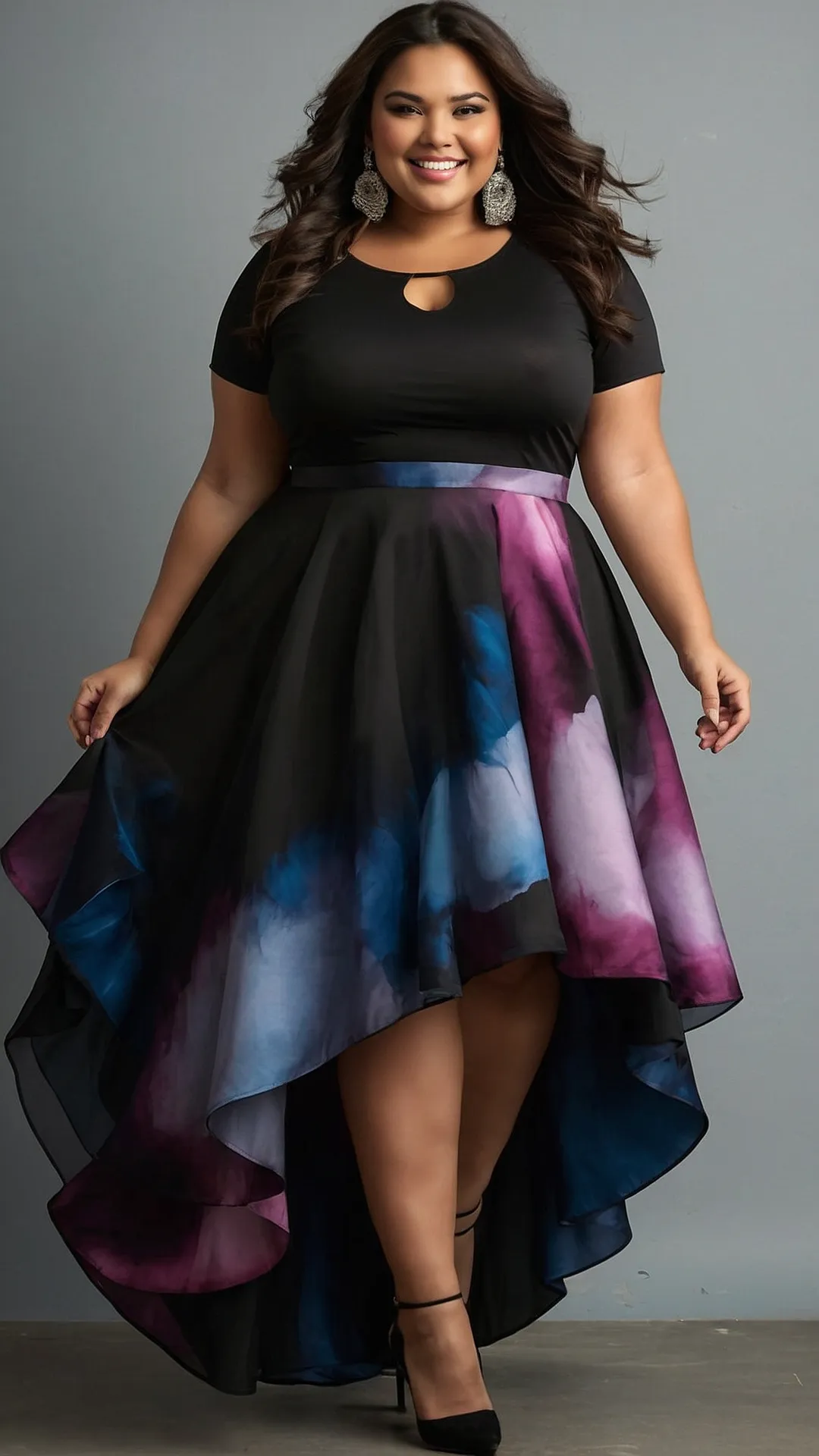 Flourish in Maxi: Plus Size Glamour
