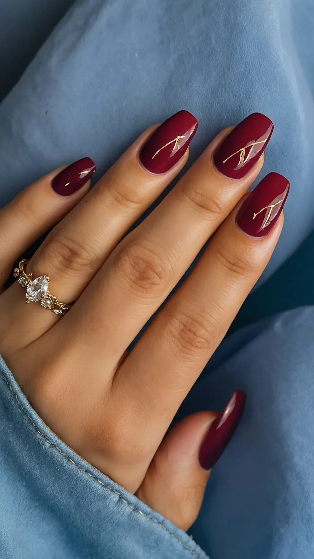 Burgundy Luxe: