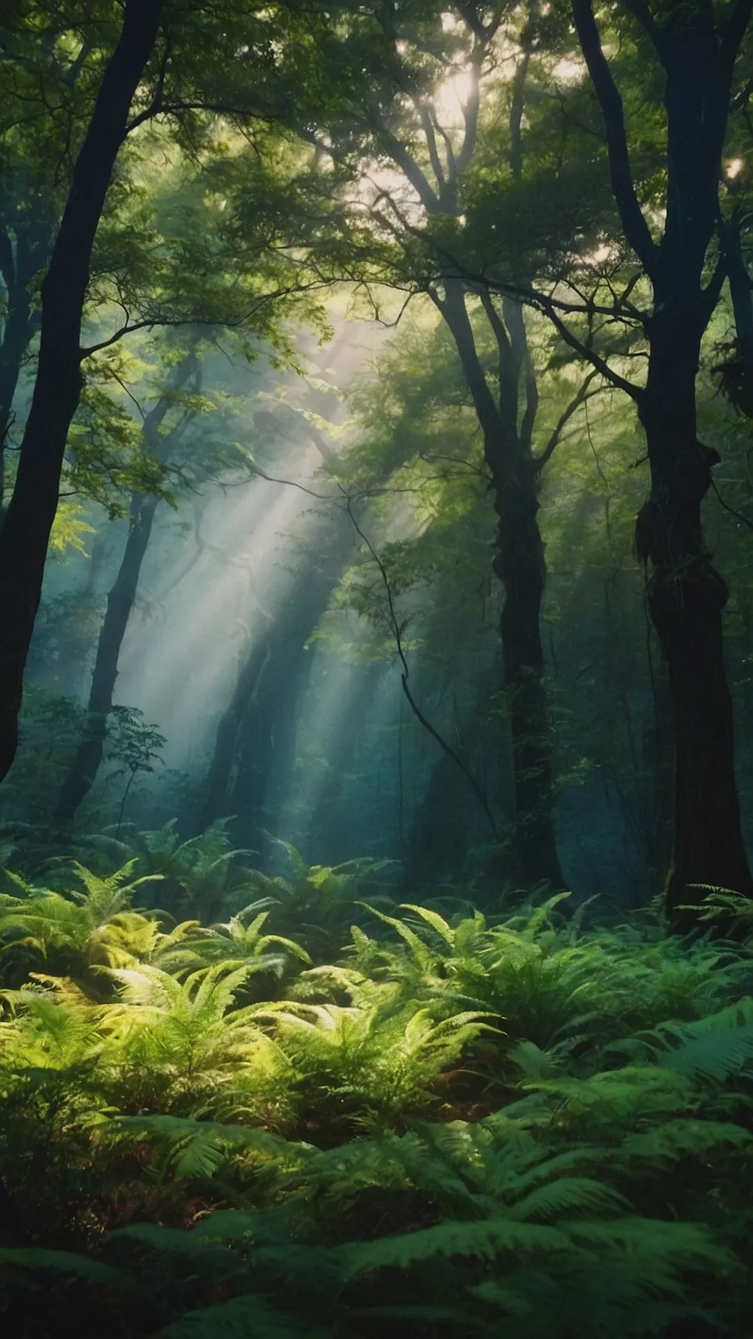 Sunbeams Through the Enchanted Woods