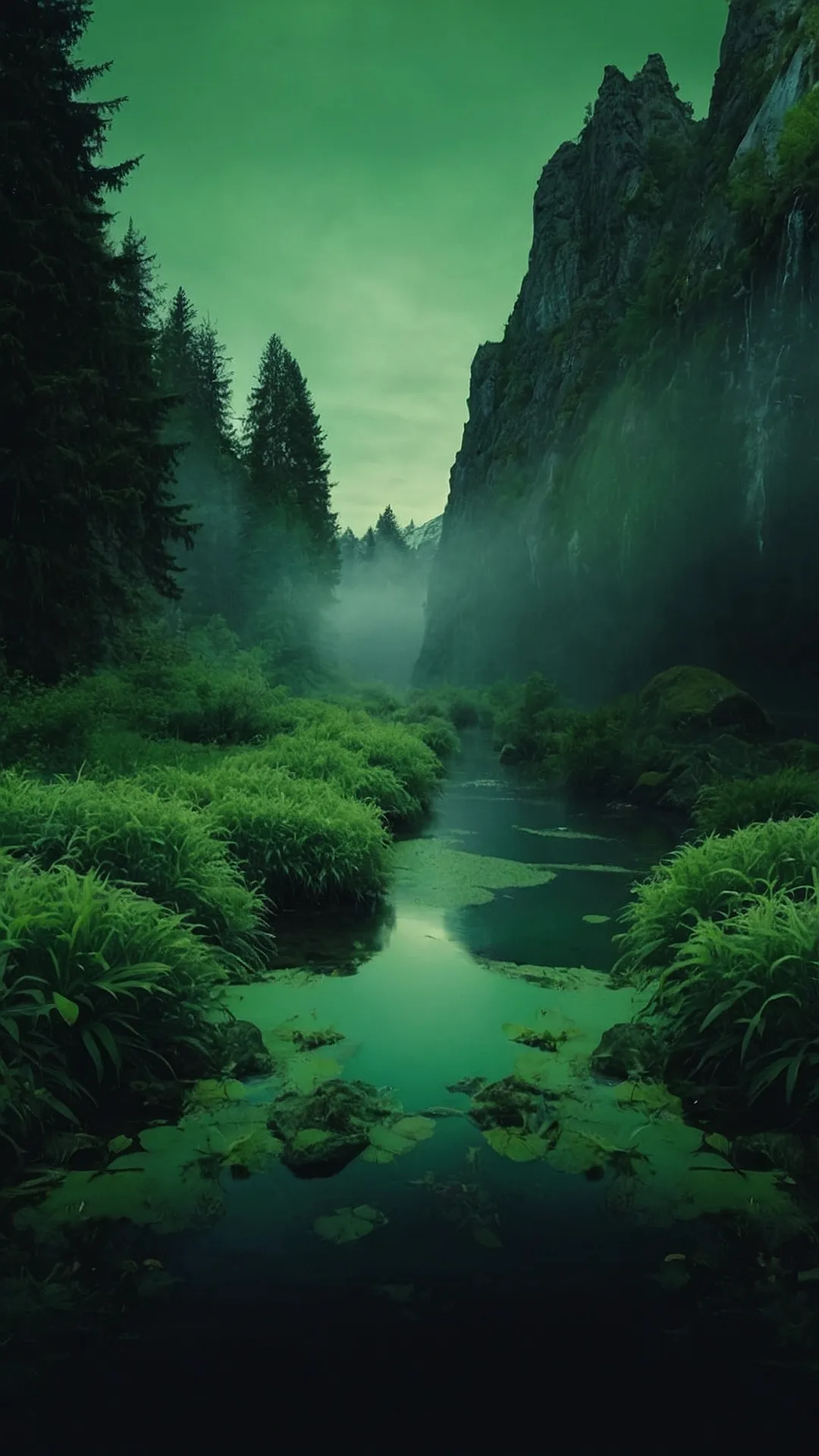 Flowing Green Dreams