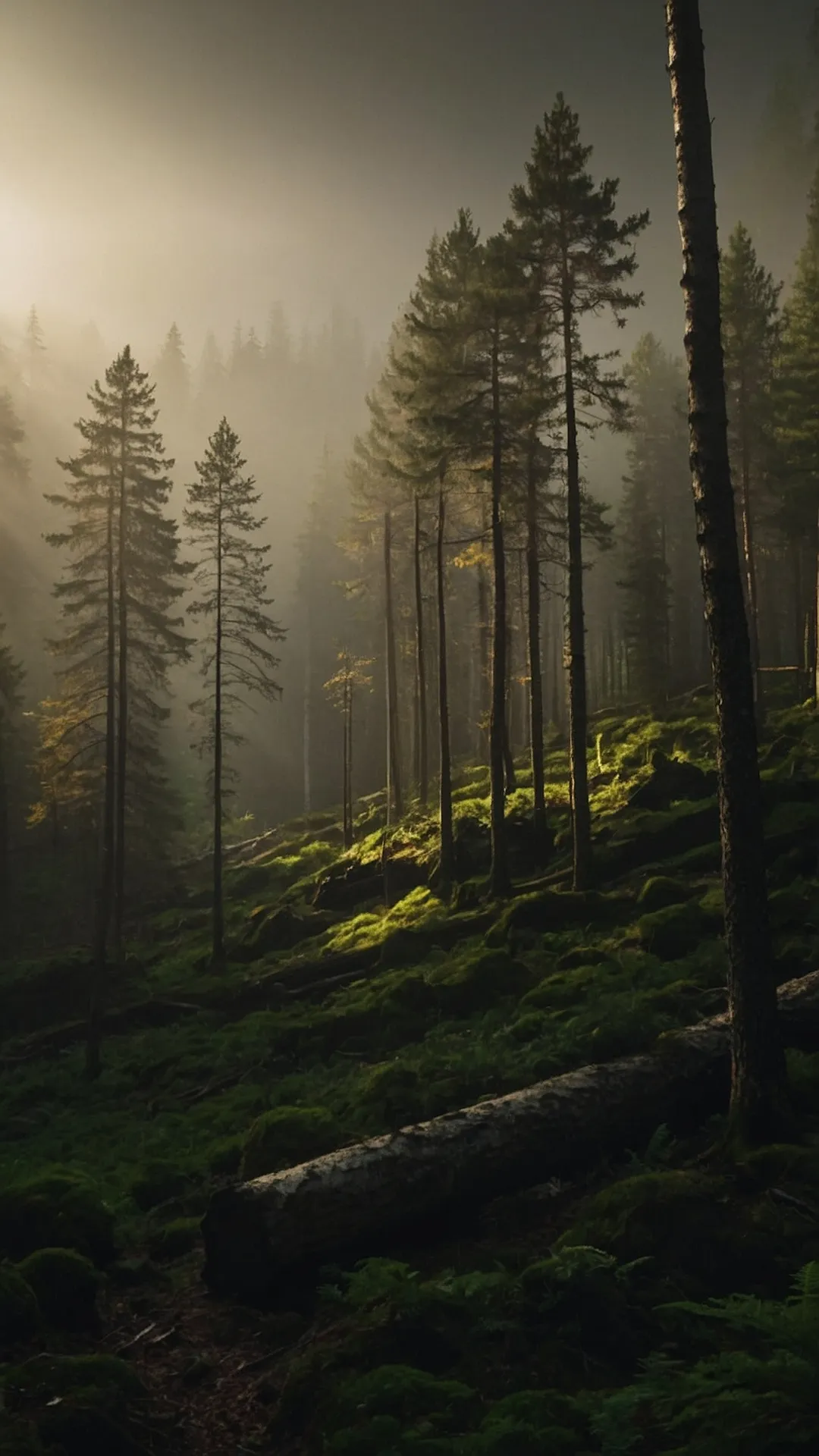 Sunbeams Through the Haze: