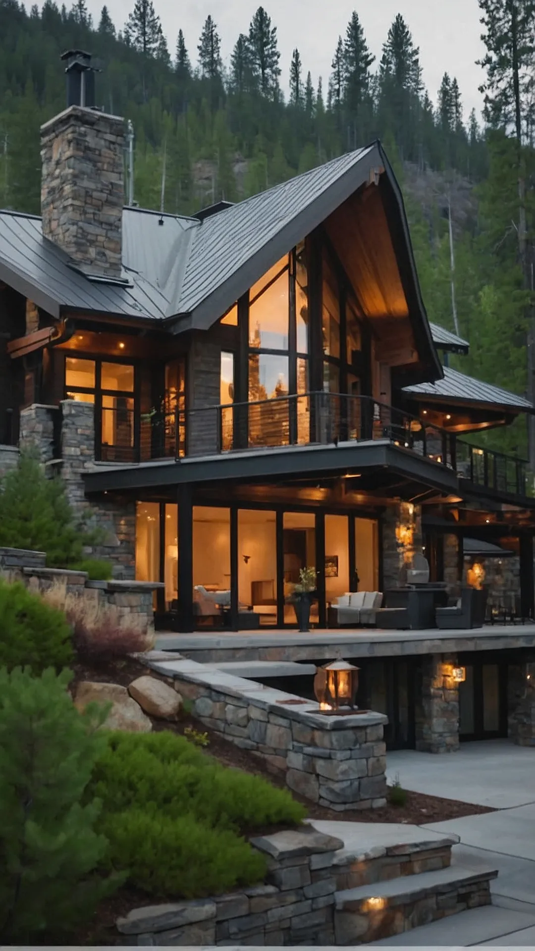 Modern Mountain Home: Where the Wild Things Roam (and the WiFi is Strong)