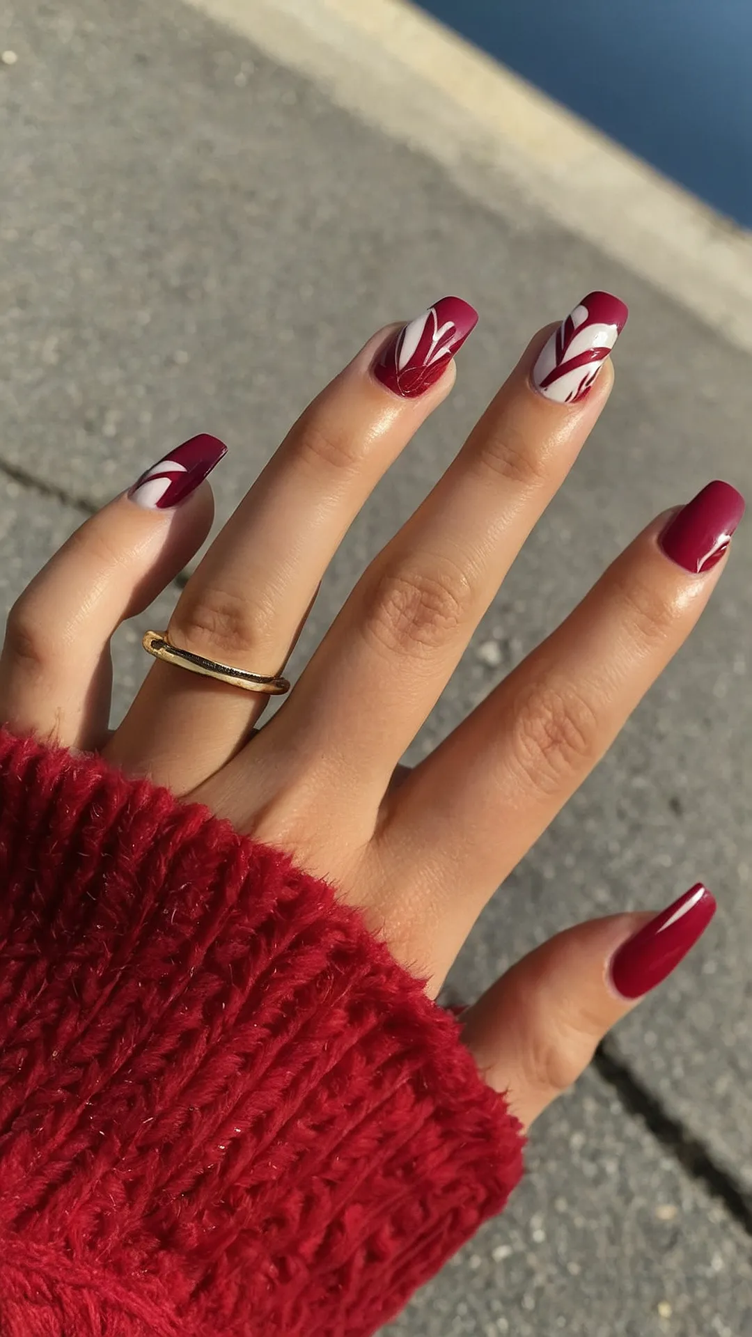 Crimson Kiss Nails