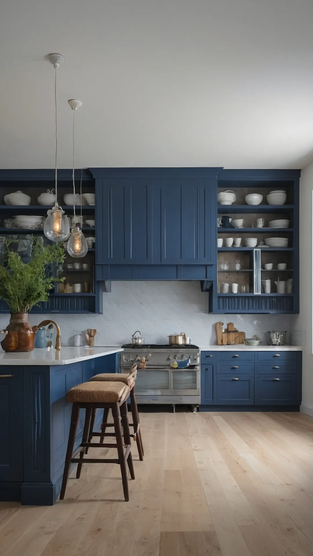 Blue Kitchen Rhapsody