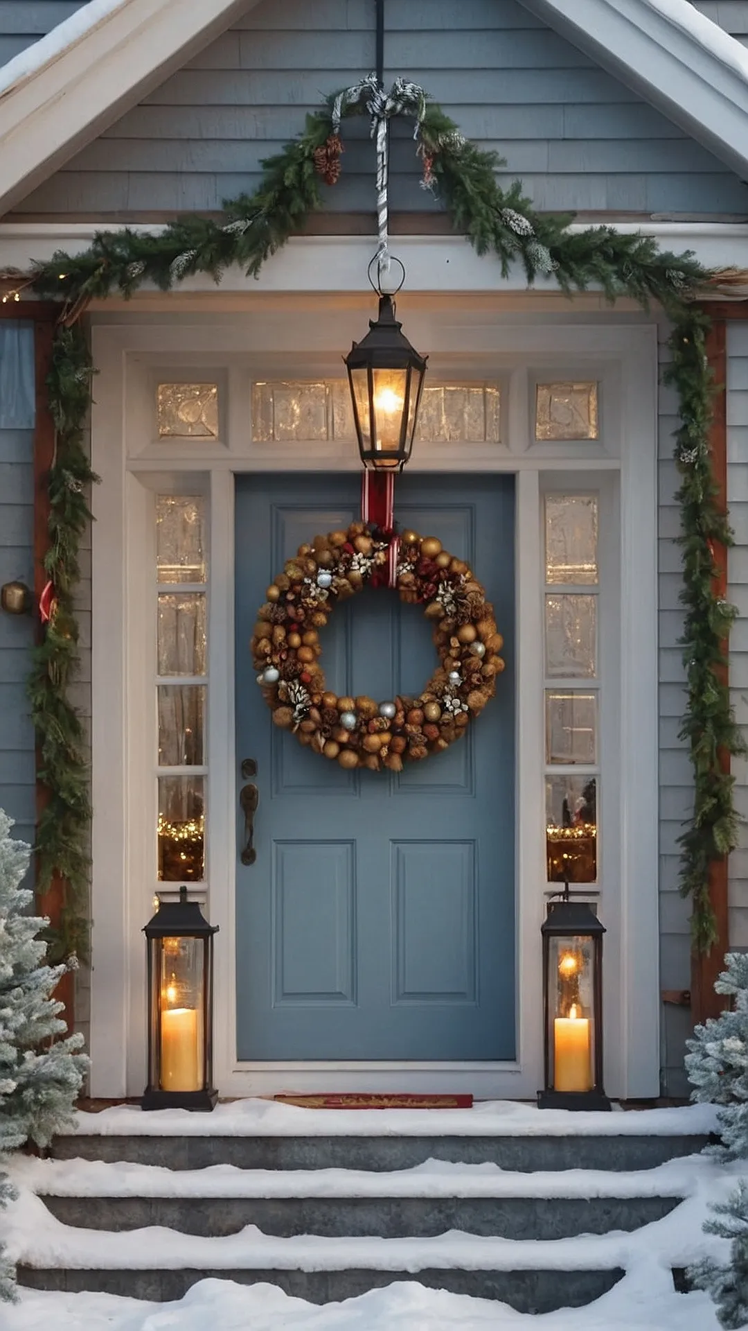 Nutcracker's Festive Door