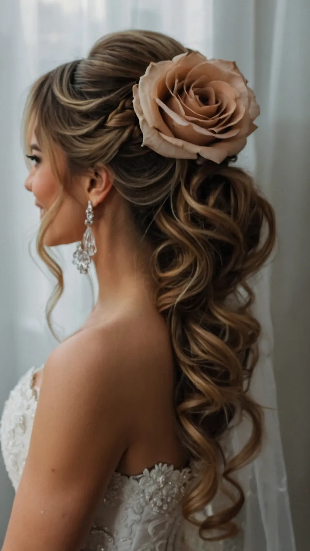 Half-Up Hairstyles: Wedding Edition