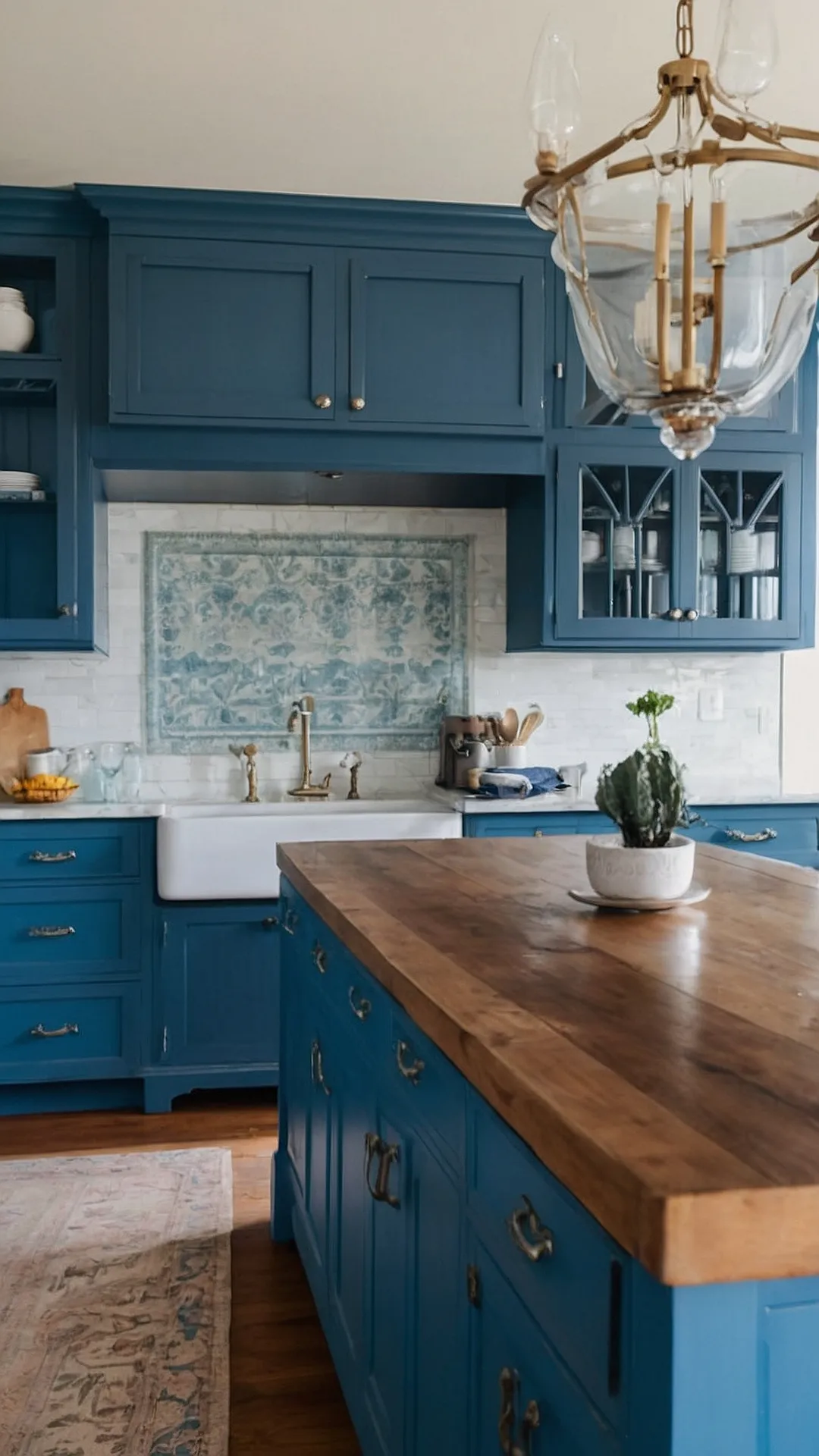 Blue Kitchen Oasis