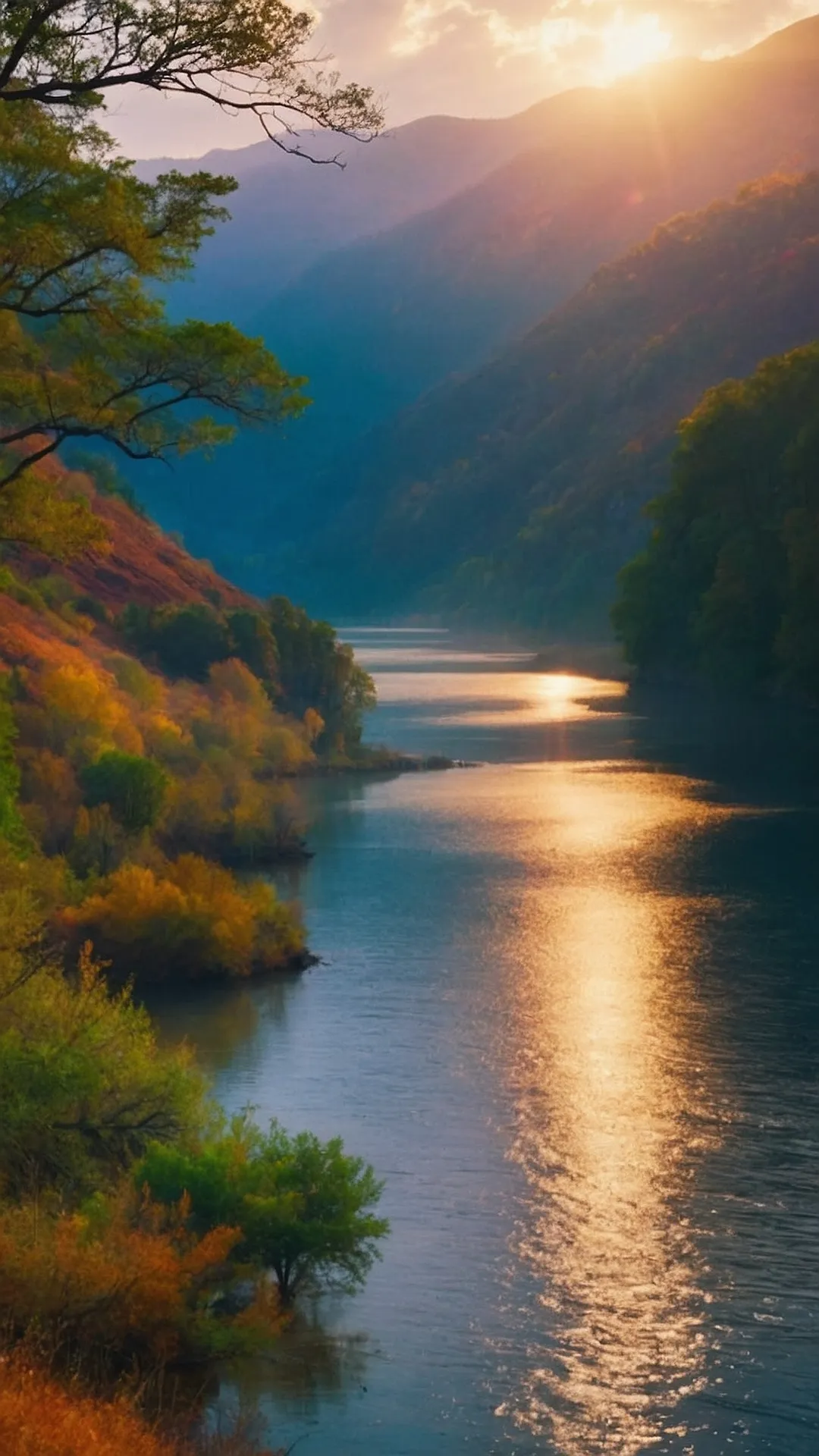 River's Golden Hour