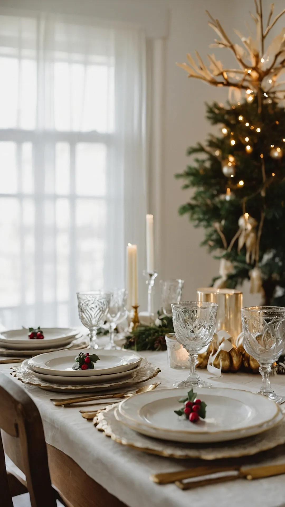 Glimmering Holiday Tables