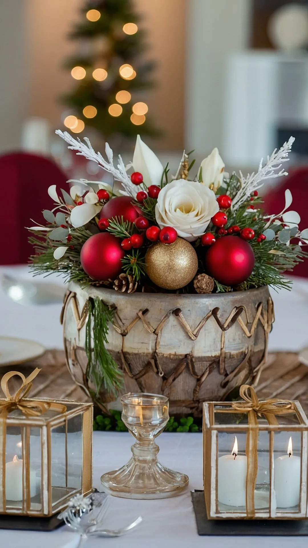 Easy Christmas Centerpiece Ideas