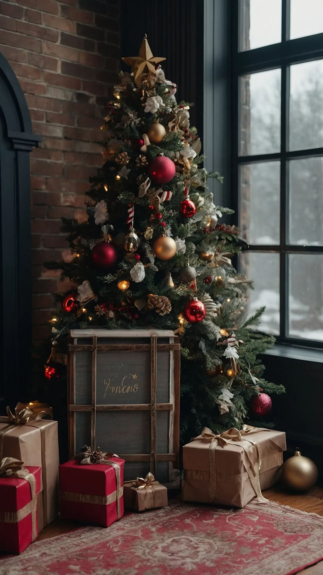 Entryway Holiday Style