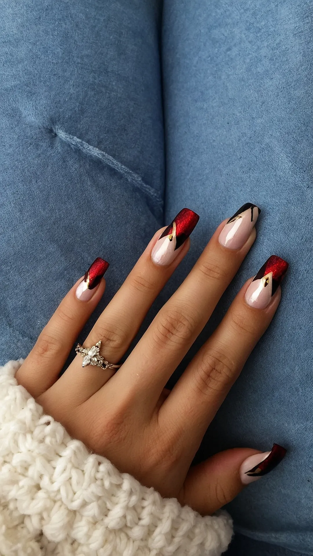 Crimson Kiss Nails