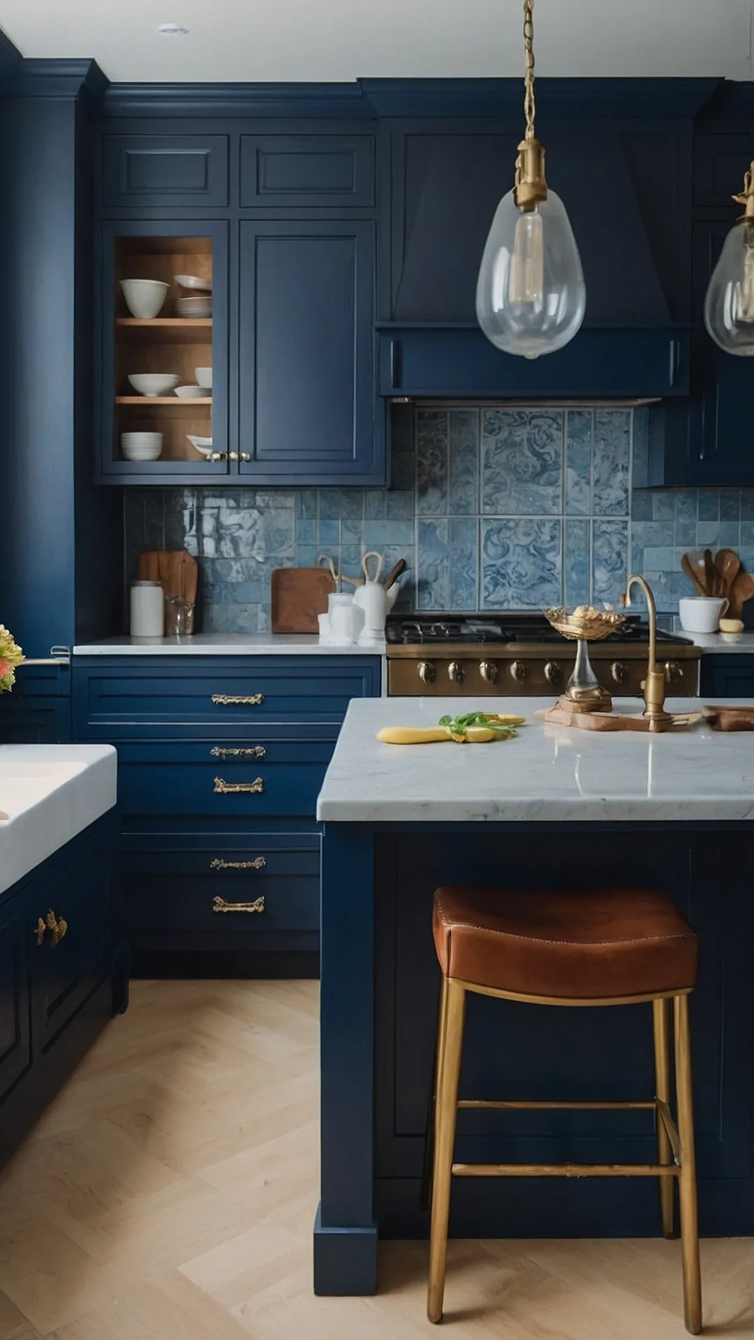 Blue Kitchen Rhapsody