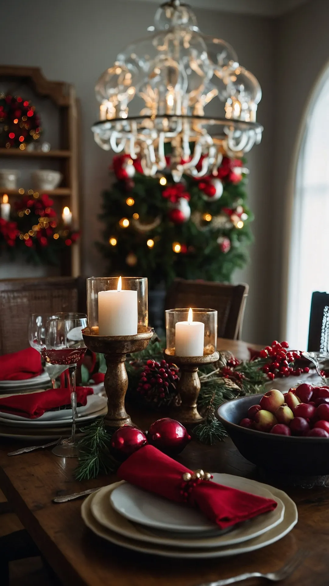 Winter Glow Tablescapes