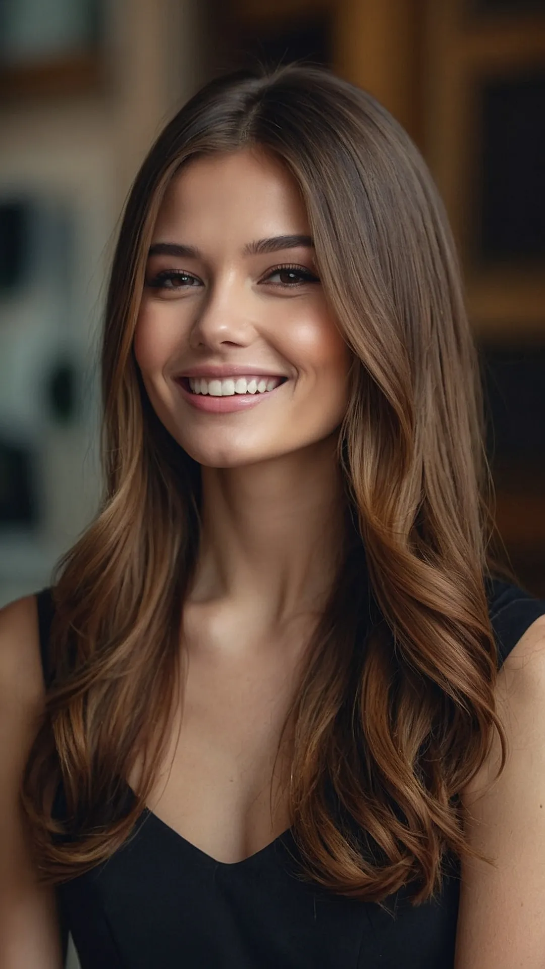 Effortless Straight Hair Beauty