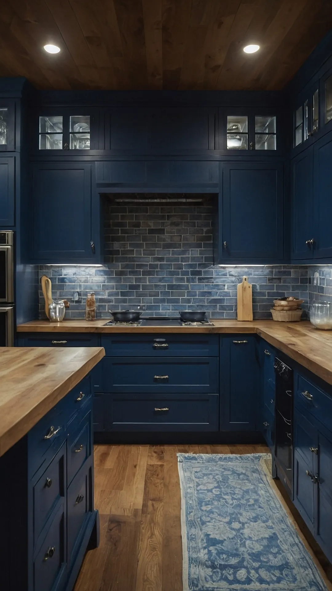 Royal Blue Kitchen