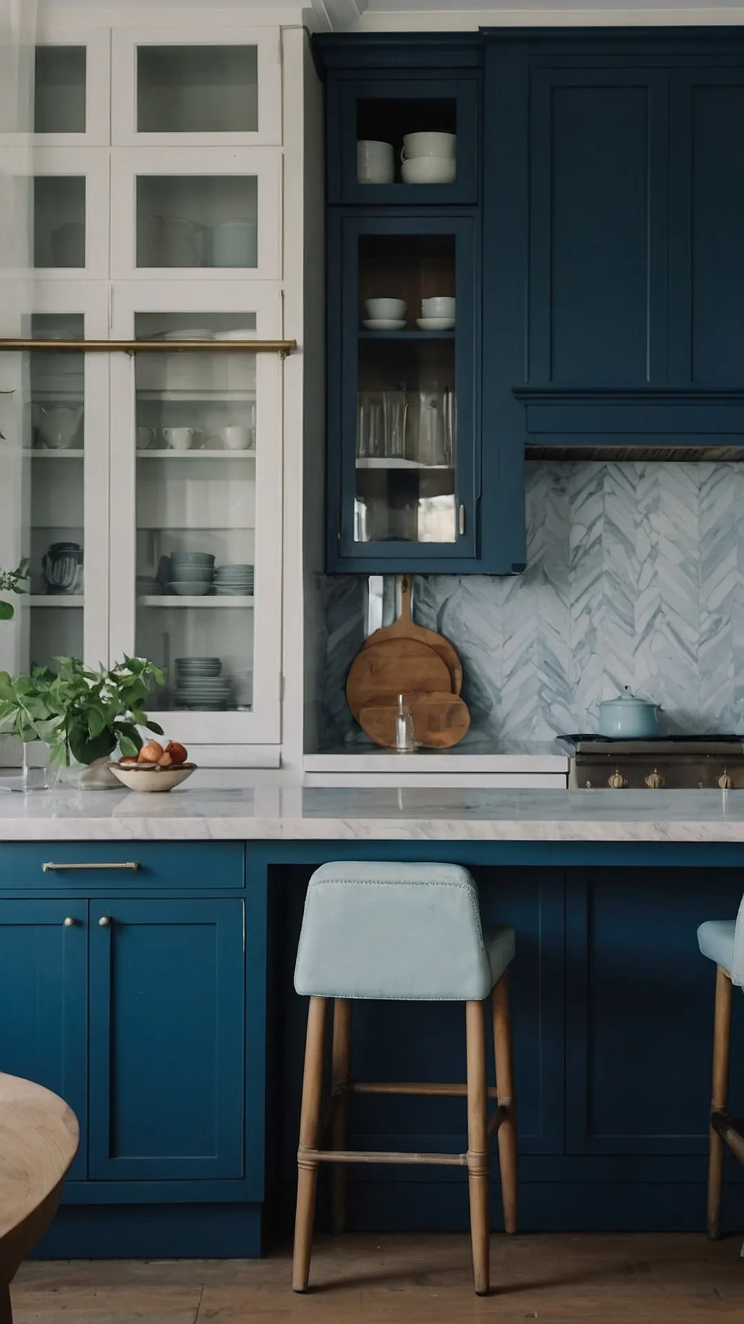 Kitchen Blue Paradise