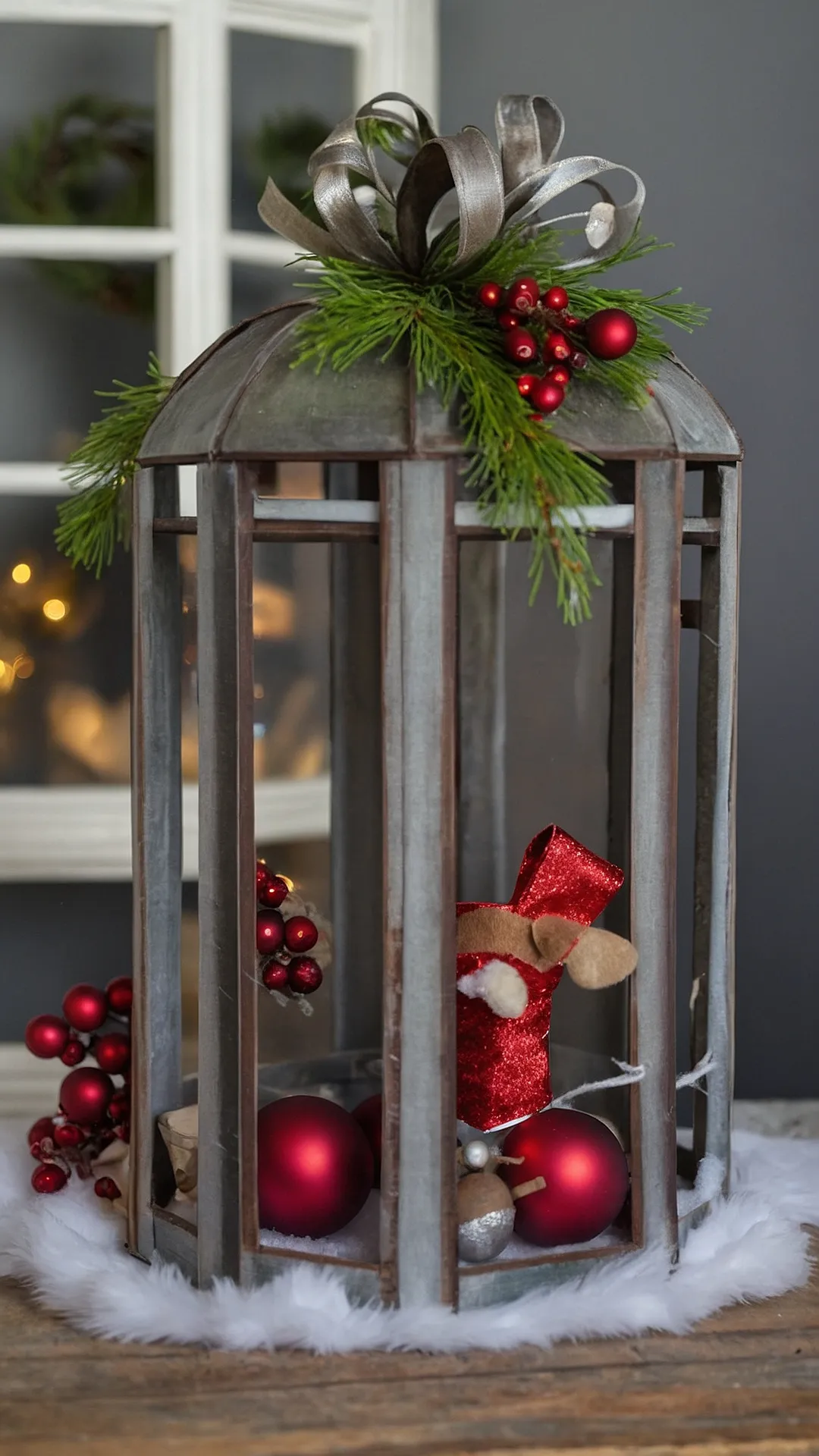 Cozy Christmas Cage