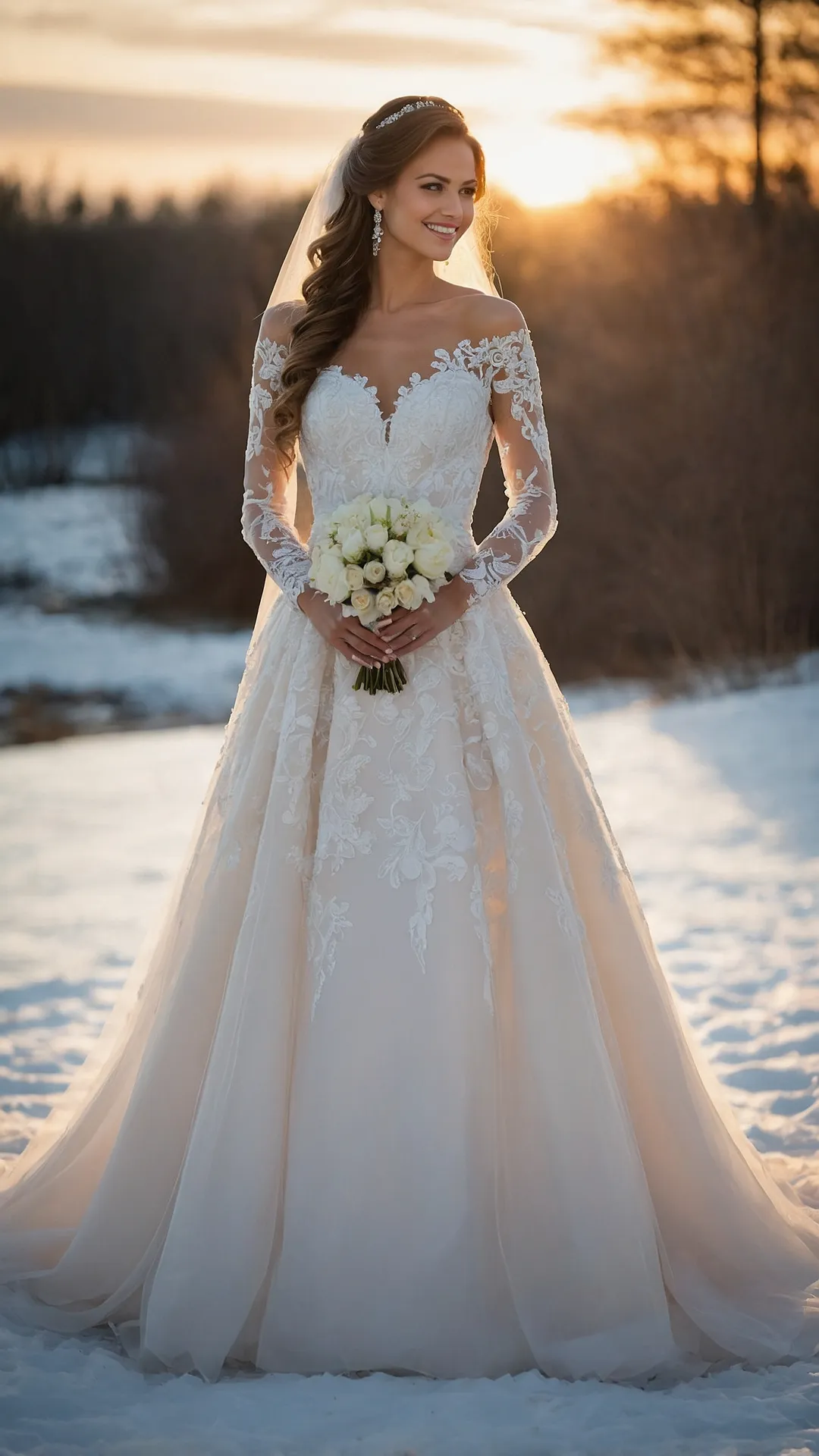 Snow-Kissed Elegance