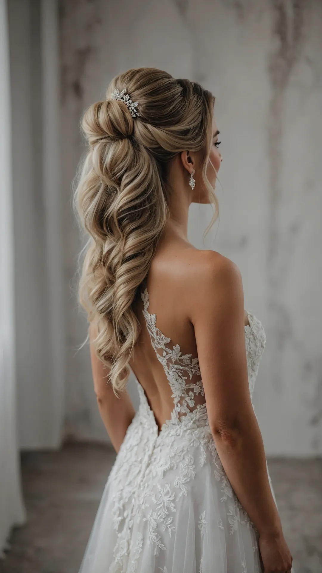 Perfectly Poised Bridal Hair