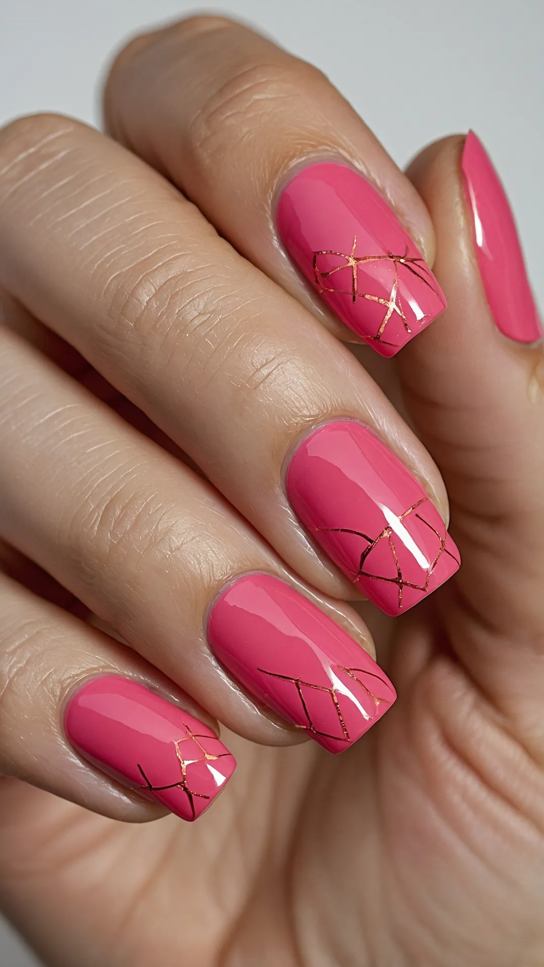 Gilded Pink Edge
