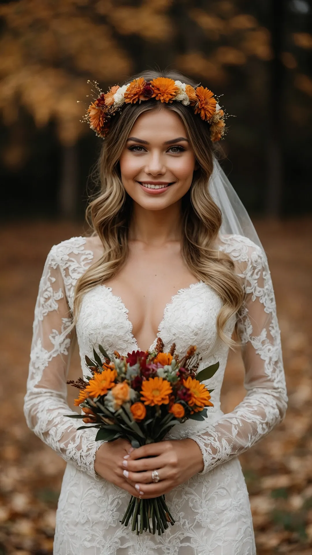 Autumn Bridal Crown