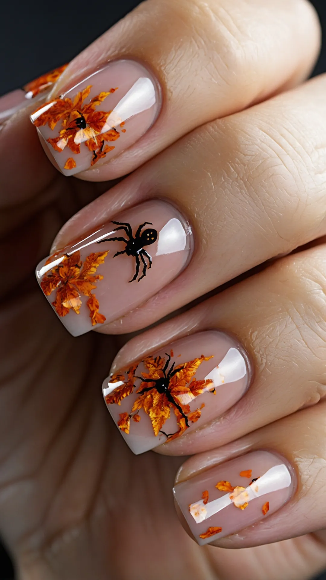 Webbed Venom Manicure