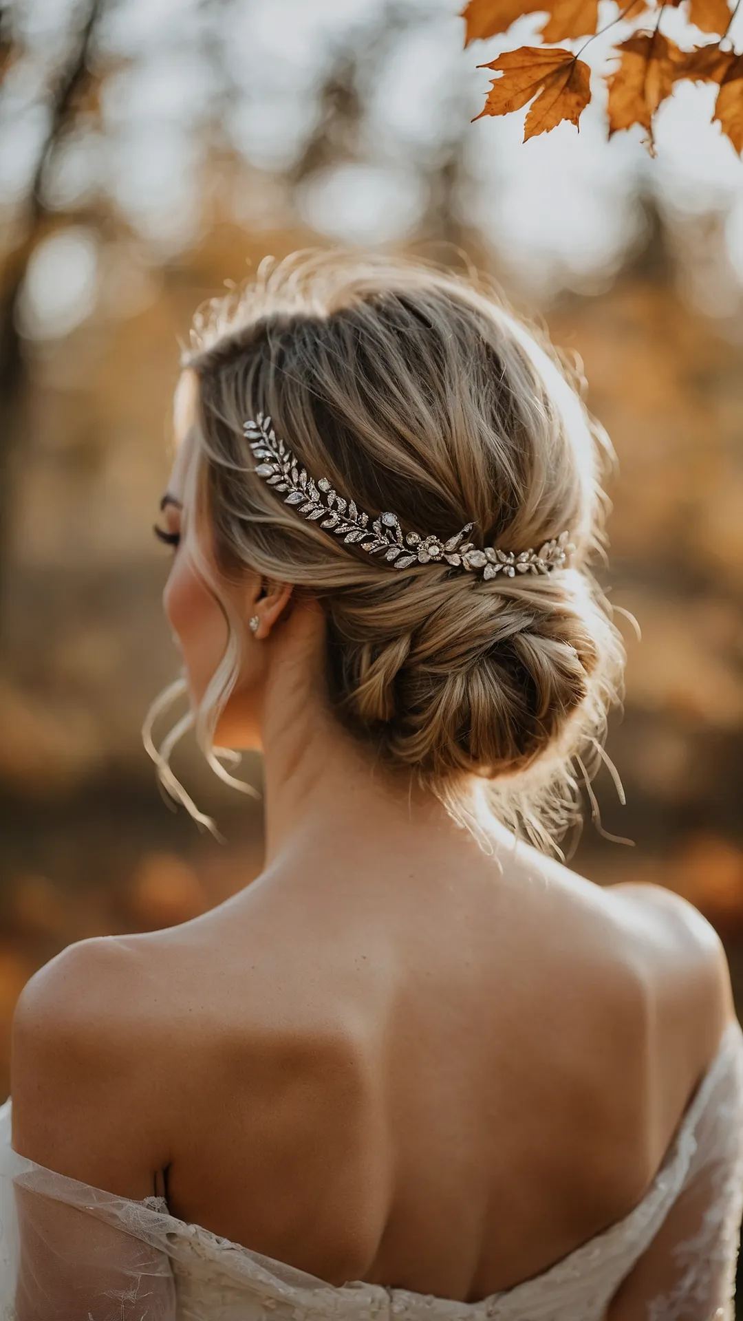 Golden Bridal Strands