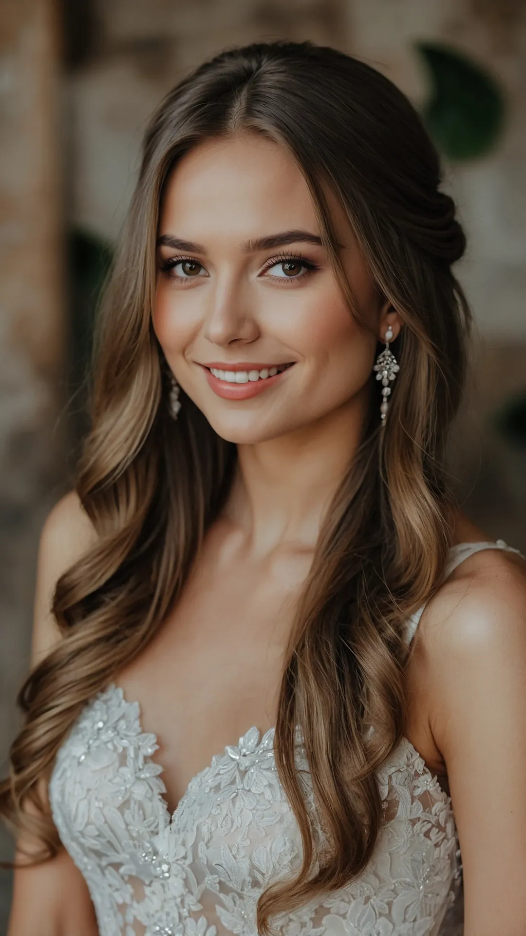 Curl-Kissed Nuptials