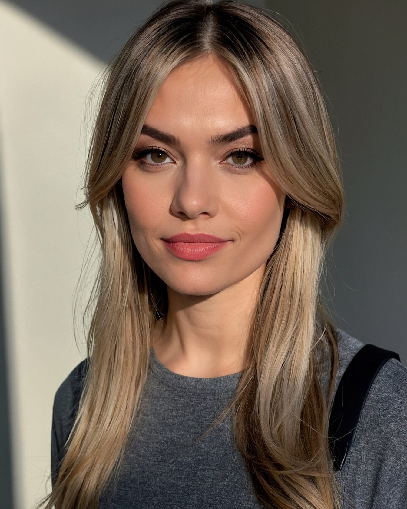 Framing the Face with Clean Lines and Soft Waves
